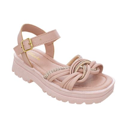 Sandália Infantil Tininha 42.029 - Nude - Atacado