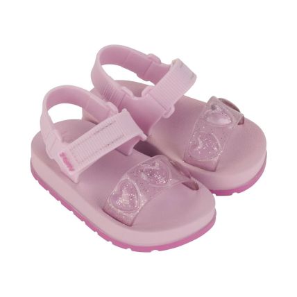 Sandália Infantil Zaxynina Modern Love 18776 - Rosa Floral Claro (Av411) - Atacado