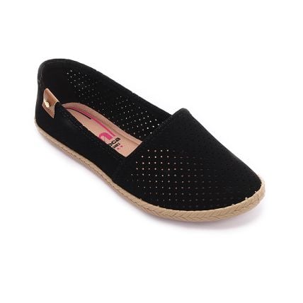 Sapatilha Feminina Moleca 5287.210.10159 - Preto - Atacado