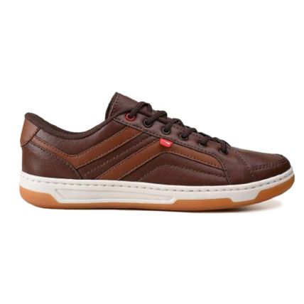 Sapatênis Masculino Rayon R.1416 - Café/caramelo - Atacado