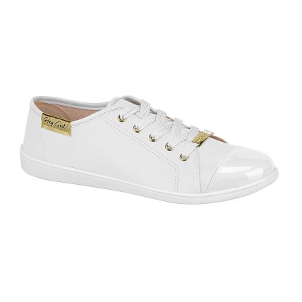 Sapato Feminino Moleca 5605.412.7815 - Branco - Atacado