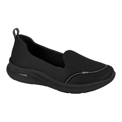 Sapato Feminino Beira Rio 4853.100.30340 - (Activitta) - Preto/preto/prata/preto (104721) - Atacado