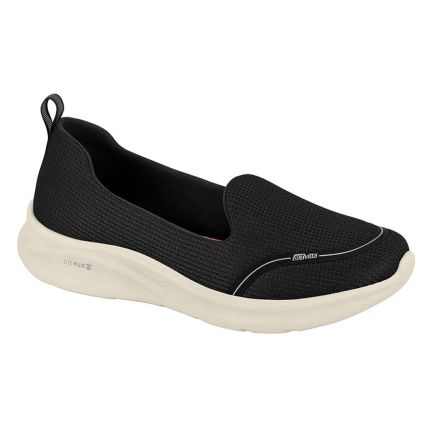 Sapato Feminino Beira Rio 4853.100.30340 - (Activitta) - Preto/preto/prata (104706) - Atacado