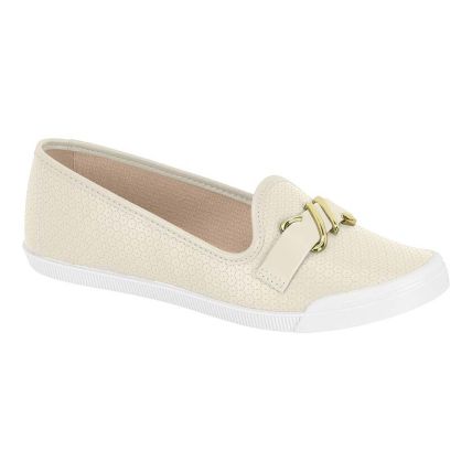 Sapato Feminino Moleca 5109.796.28960 - Branco Off (35312) - Atacado
