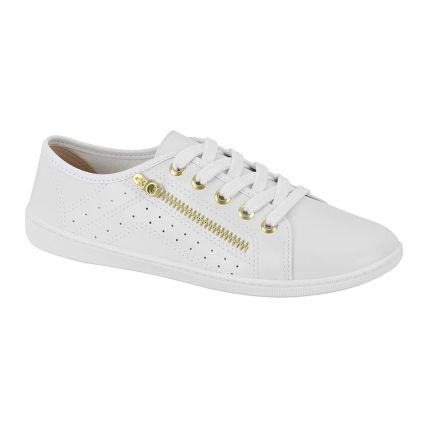 Sapato Feminino Moleca 5605.458.7800 - Branco (16072) - Atacado