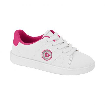 Sapato Infantil Molekinha 2554.119.27418 - Branco/pink (93824) - Atacado
