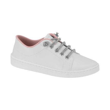 Sapato Infantil Molekinha 2574.103.7800 - Branco/branco Cristal (91180) - Atacado