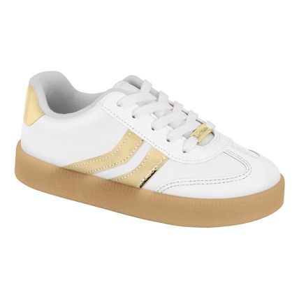 Sapato Infantil Molekinha 2582.102.12638 - Branco/dourado (17165) - Atacado