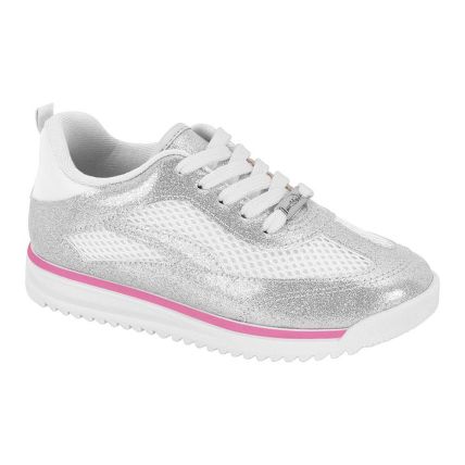 Sapato Infantil Molekinha 2583.201.29651 - Branco/prata (397) - Atacado