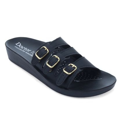 Chinelo Feminino Doctor Liht Nb03 (Feet Life) - Preto - Atacado