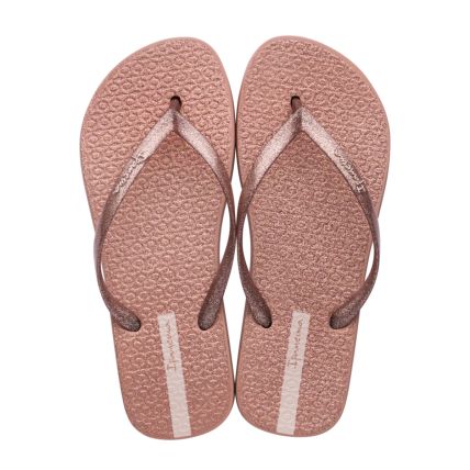 Chinelo Feminino Ipanema Glitter - 26481 - Rosa/rosa Glitter - Atacado