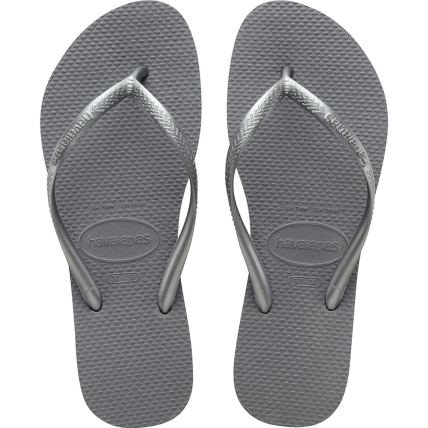 Chinelo Infantil Havaianas Slim Grade - Cinza Aço - Atacado