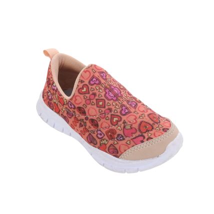 Tênis Infantil Lincy 1495 - Coração - Atacado
