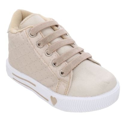 Tênis Infantil Linda Ju 602436 - Off White/branco - Atacado