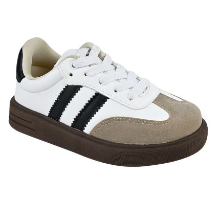 Tênis Infantil Nilqi 227.1.0 - Batuque/branco - Atacado