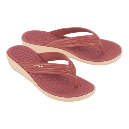 Tamanco Feminino Azaleia Betina Soft Wave 18867  - Vermelho Marte (Au406) - Atacado