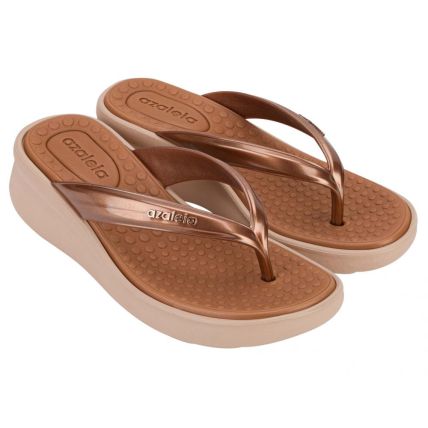 Tamanco Feminino Azaleia Cintia Soft Light 18724 - Cobre (Am915) - Atacado