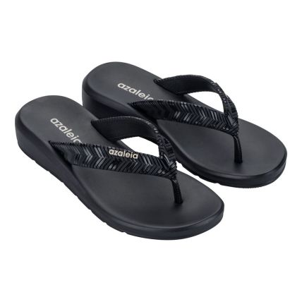 Tamanco Feminino Azaleia Lizi 19296 - Preto (Bs195) - Atacado