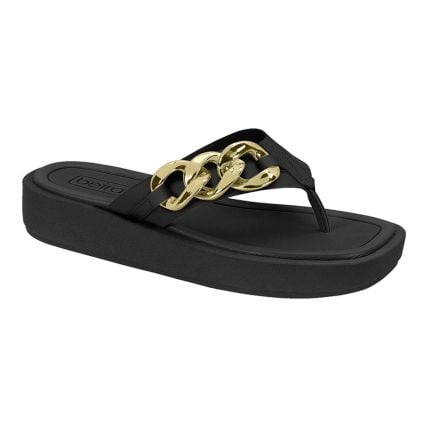 Tamanco Feminino Beira Rio 8487.207.9569 - Preto (15745) - Atacado