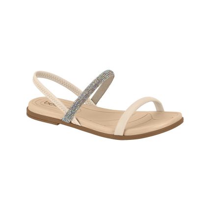 Tamanco Feminino Beira Rio 8507.103.26595 - Creme/aurora Boreal (93929) - Atacado