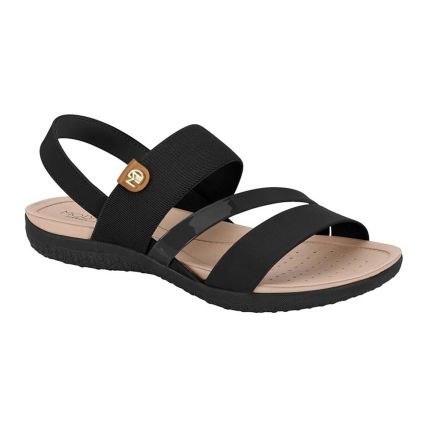 Tamanco Feminino Modare 7125.233.23523 - Preto/camel (96782) - Atacado