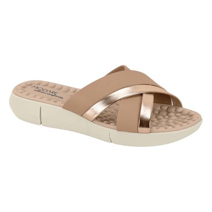 Tamanco Feminino Modare 7142.144.30747 - Nude/ouro Rosado (55156) - Atacado