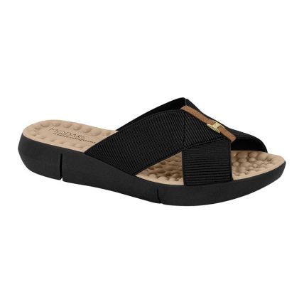 Tamanco Feminino Modare 7142.101.26405 - Preto/camel (61877) - Atacado
