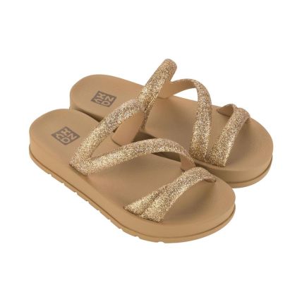Tamanco Infantil Zaxy Glitter 19008  - Dourado (Ay549) - Atacado