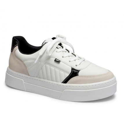 Tênis Feminino Dakota G7003-0008 - (9 Pares) - Porcelana/white/preto - Atacado