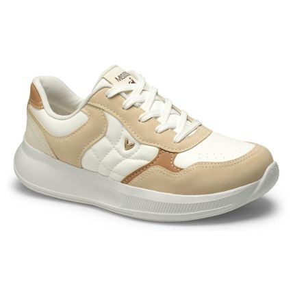 Tênis Feminino Mississipi Mf602-0001 - New White/amêndoa/gelo - Atacado
