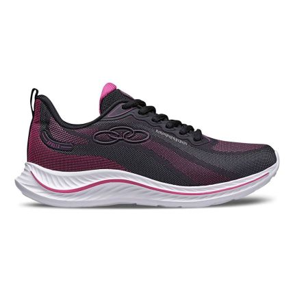 Tênis Feminino Olympikus Apolis - (6 Pares) 35 Ao 38 - Preto/pink - Atacado