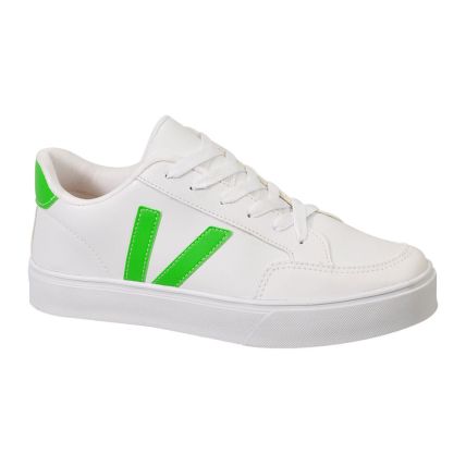 Tênis Feminino Vanessa Fashion 1043-b - Branco/verde Lima - Atacado