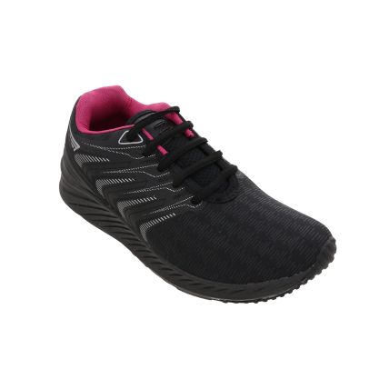 Tênis Feminino Zeuz 49cx-a  - Preto/preto/cereja - Atacado