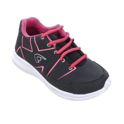 Tênis Infantil Lincy I-1740/03 - Preto/pink - Atacado