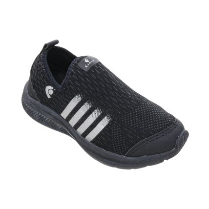 Tênis Infantil Lincy I-1885/01 - Preto/prata - Atacado