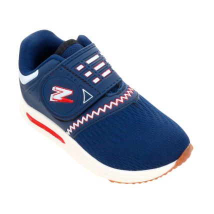 Tênis Infantil Zeus 104rx-v - Off White/grafite/vermelho - Atacado