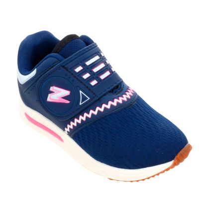 Tênis Infantil Zeus 104rx-v - Off White/marinho/pink - Atacado