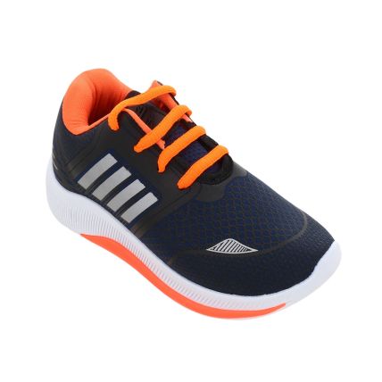 Tenis Infantil Zeus 60yx  - Branco/marinho/laranja - Atacado