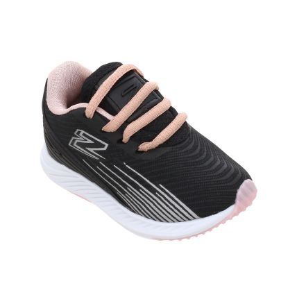 Tênis Infantil Zeus 81cx  - Branco/preto/rose - Atacado