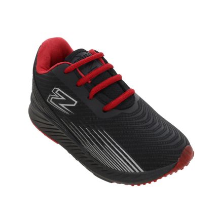 Tênis Infantil Zeuz 81cx - Preto/preto/vermelho - Atacado