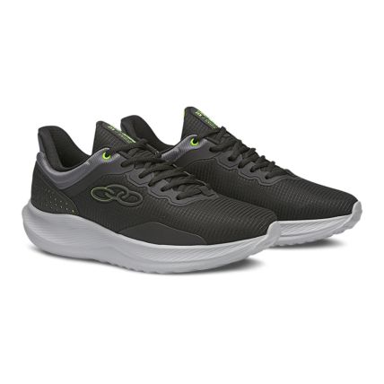 Tênis Masculino Olympikus Zex/168  - Preto/chumbo - Atacado