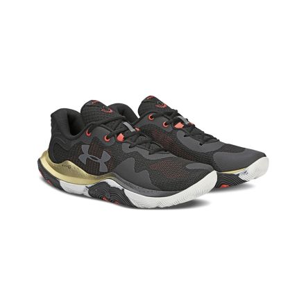 Tênis  Under Armour Ua Ua Ch Buzzer  - Bk/gold - Atacado